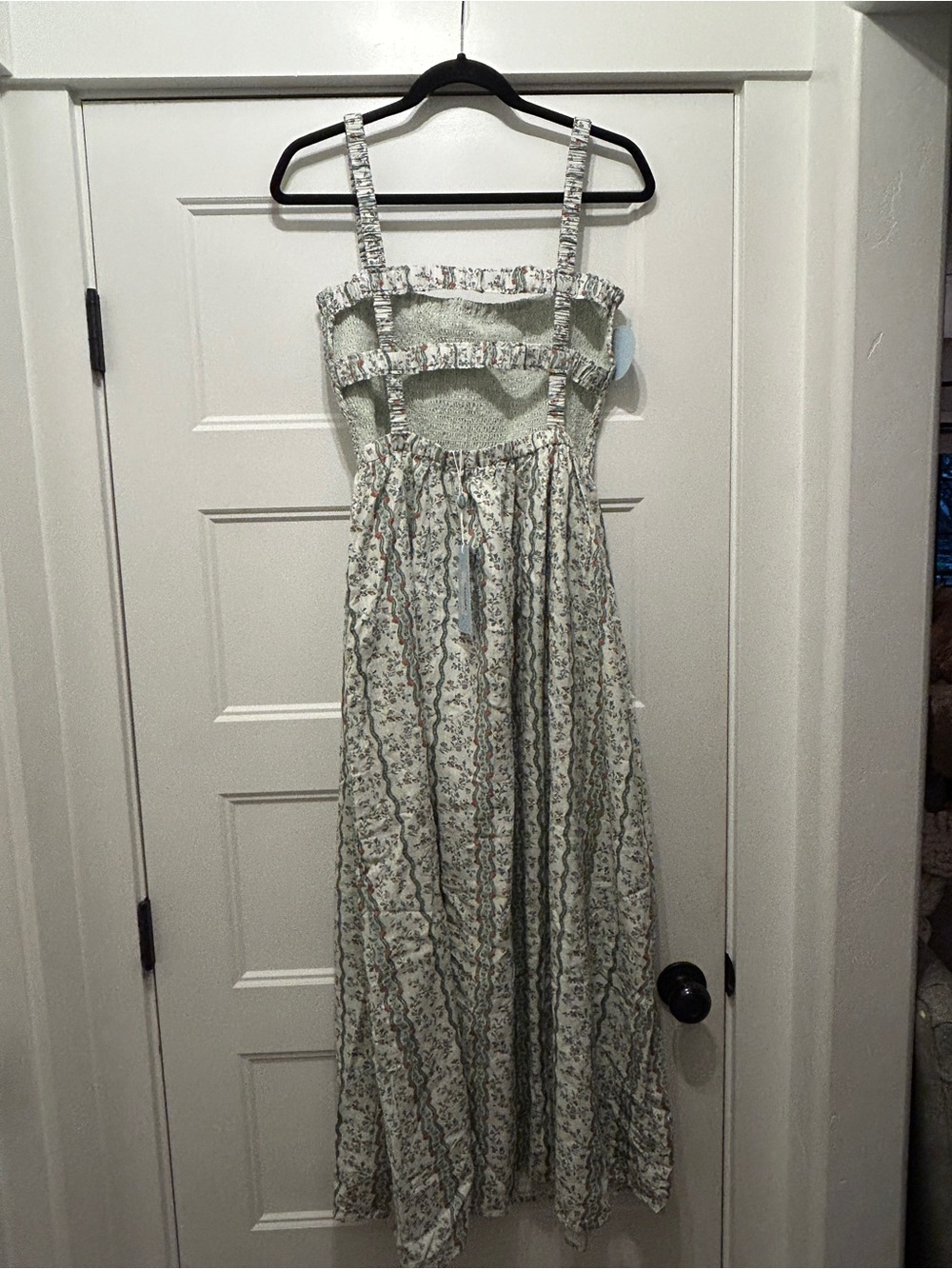 Hill House Home Anita Dress | Green Province Floral Stripe | Small | NWT - Picture 4 of 6